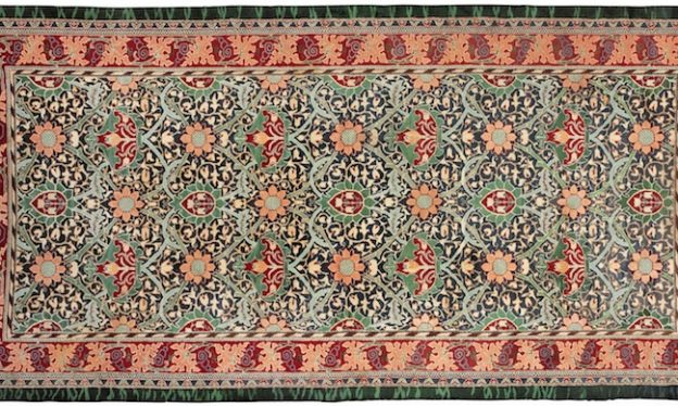Morris & Company, Carpet, c. 1884, hand-knotted wool pile, 315 x 656 cm (Art Gallery of South Australia)