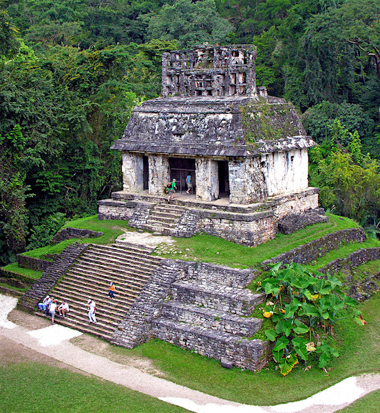 Temple of the Sun, Palenque (photo: Dennis Jarvis, CC BY-SA 2.0)