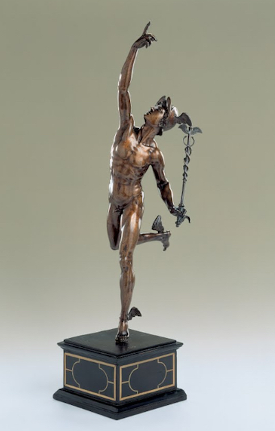 Giambologna (Giovanni da Bologna), Mercury, c. 1586, bronze, 72cm high (Staatliche Kunstsammlungen Dresden)