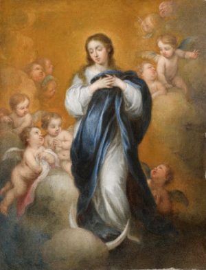Bartolomé Estéban Murillo, The Immaculate Conception of the Virgin, 17th century, oil on canvas, 298 x 375 cm (Dulwich Picture Gallery)