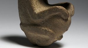 Ambum Stone (detail), c. 1500 B.C.E., greywacke,  Ambum Valley, Enga Province, Papua New Guinea