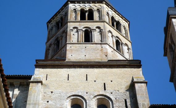 Tower, Cluny Abbey (Cluny III), 12th-century, Saône-et-Loire, Burgundy, France