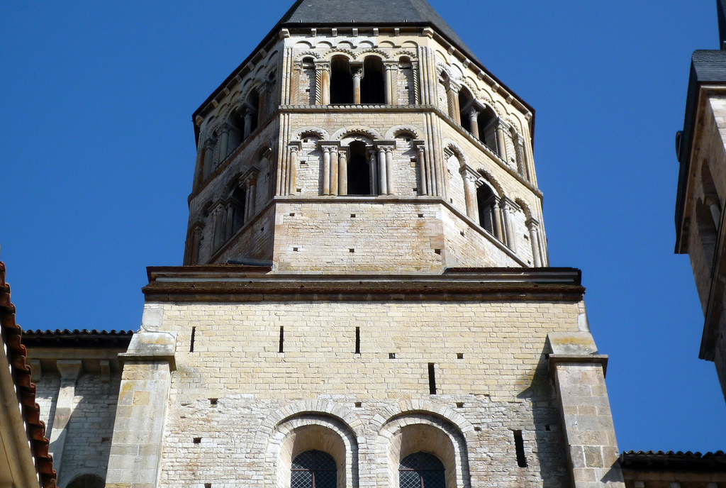 Tower, Cluny Abbey (Cluny III), 12th-century, Saône-et-Loire, Burgundy, France