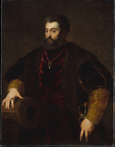 Copy after Titian, Alfonso d’Este, Duke of Ferrara, oil on canvas, 127 x 98.4 cm (The Metropolitan Museum of Art)