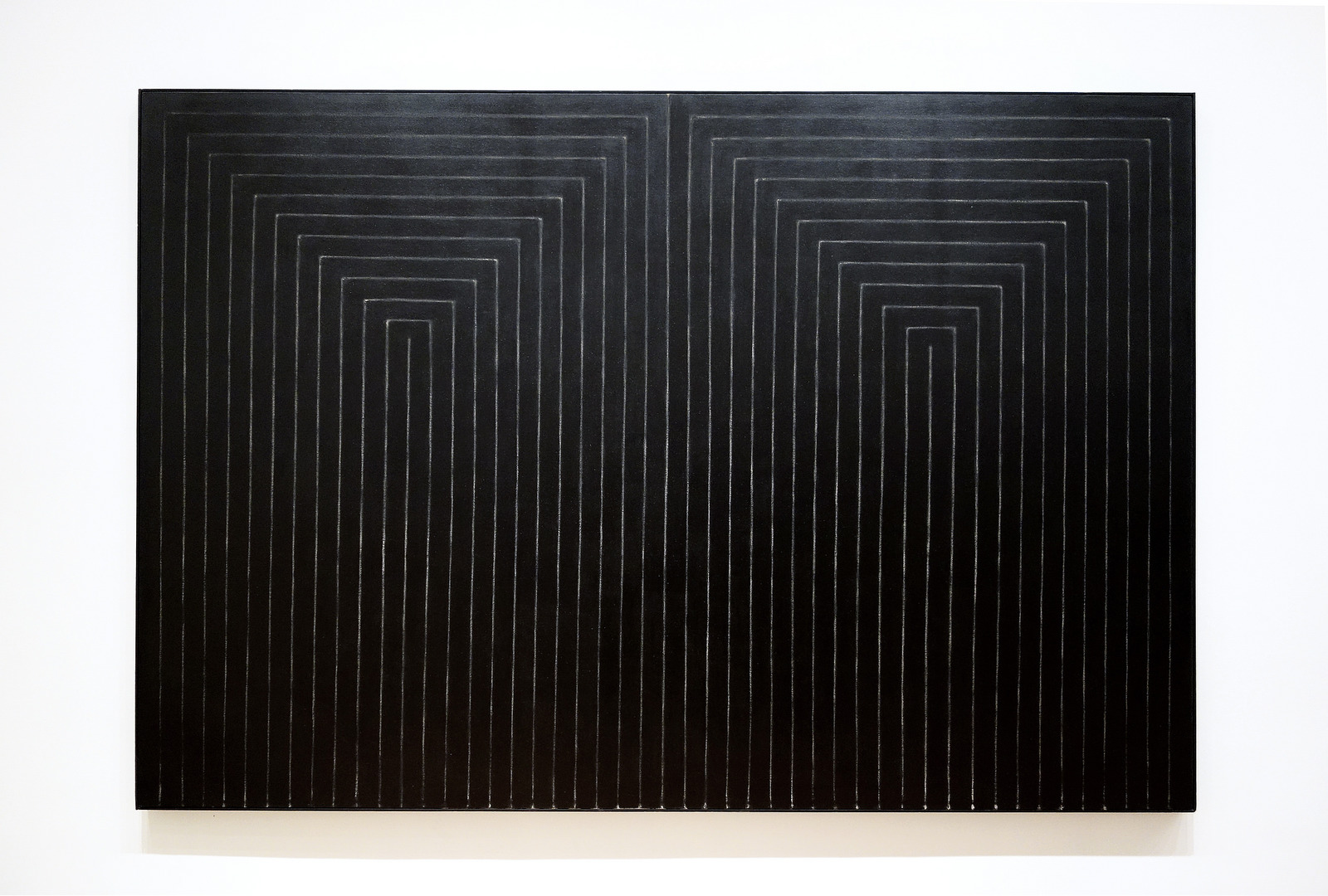 Frank Stella, The Marriage of Reason and Squalor, II, 1959, enamel on canvas, 230.5 x 337.2 cm (The Museum of Modern Art)