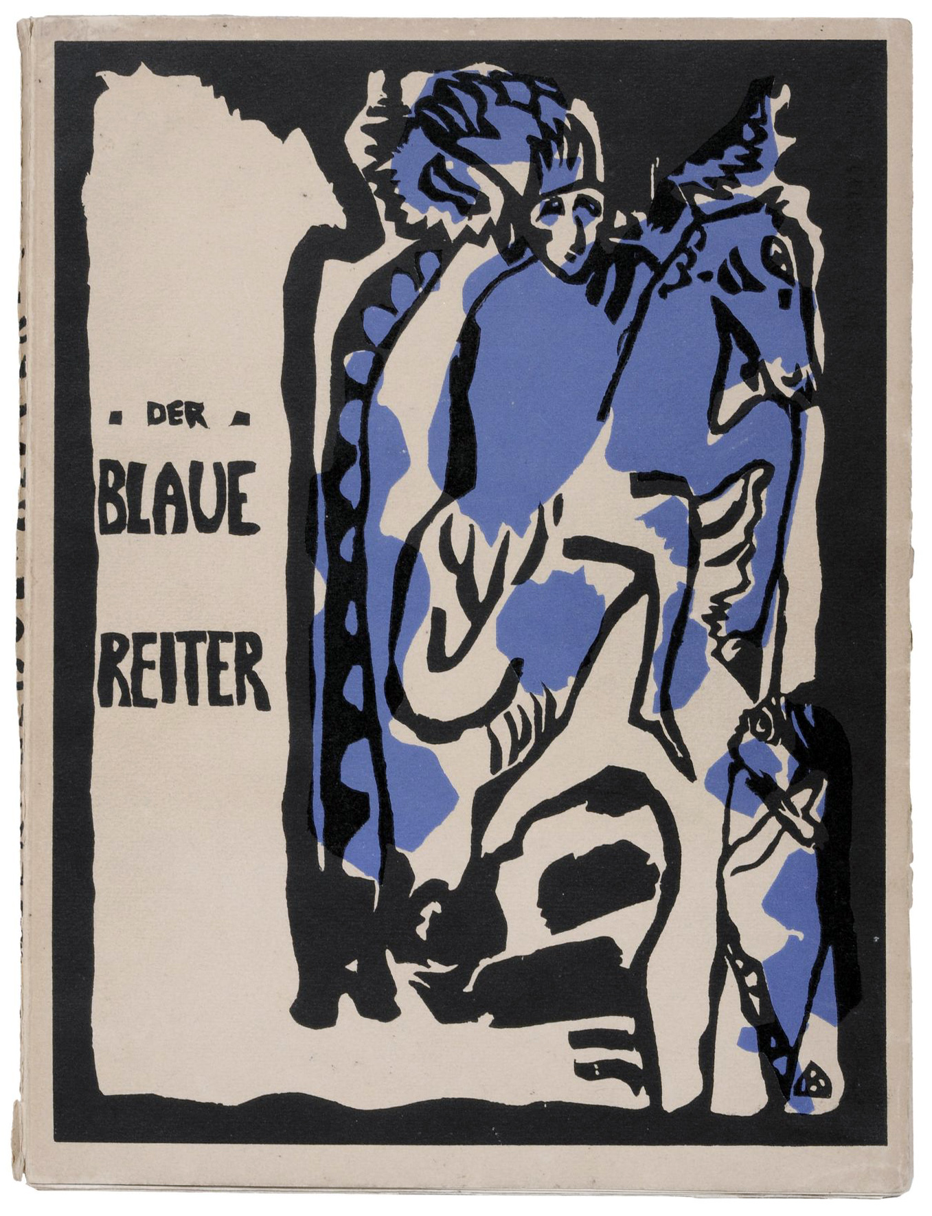 Vasily Kandinsky, Cover of <em>Der Blaue Reiter Almanac</em>, Piper Verlag, Munich, 1912