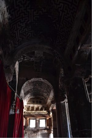 Interior of the church of Abreha-we-Atsbeha, post-Aksumite Period (?), Tigray Region (photo: author)