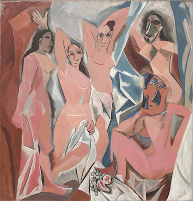 Pablo Picasso, Les Demoiselles d'Avignon, 1907, oil on canvas, 243.9 x 233.7 cm (The Museum of Modern Art)