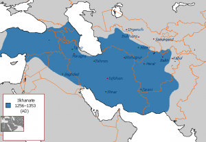 Map of the Ilkhanid state, 1256-1353 (map: Ahmed Hafez)