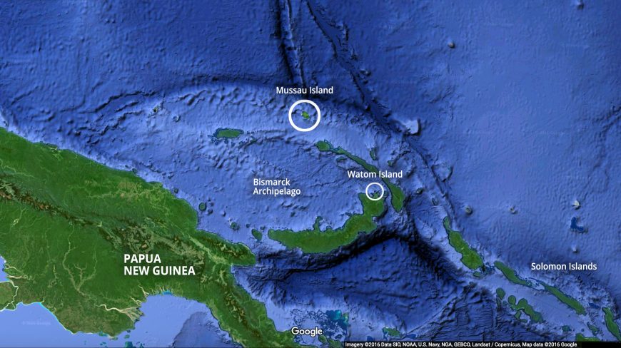 Near Oceania, underlying map © Google