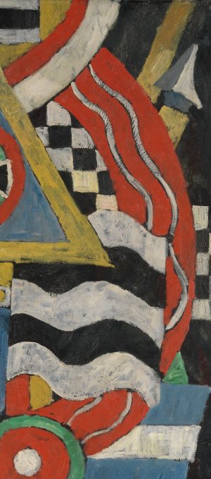 Marsden Hartley, Portrait of a German Officer (detail), 1914, oil on canvas, 173.4 x 105.1 cm (Alfred Stieglitz Collection, The Metropolitan Museum of Art, New York)