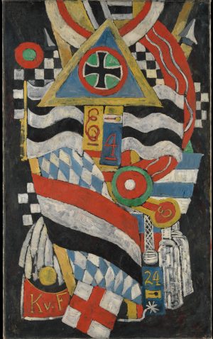 Marsden Hartley, Portrait of a German Officer, 1914, oil on canvas, 173.4 x 105.1 cm (Alfred Stieglitz Collection, The Metropolitan Museum of Art, New York)