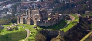 Dover Castle, aerial view