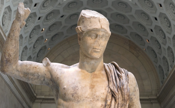 A-level: The conservator’s eye—Marble statue of a wounded warrior