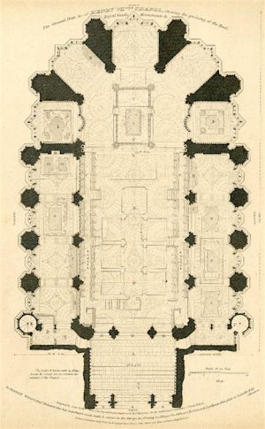 Ground plan, Henry VII Chapel