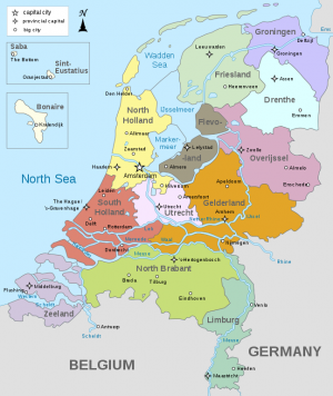 Map of The Netherlands (CC BY-SA 3.0)