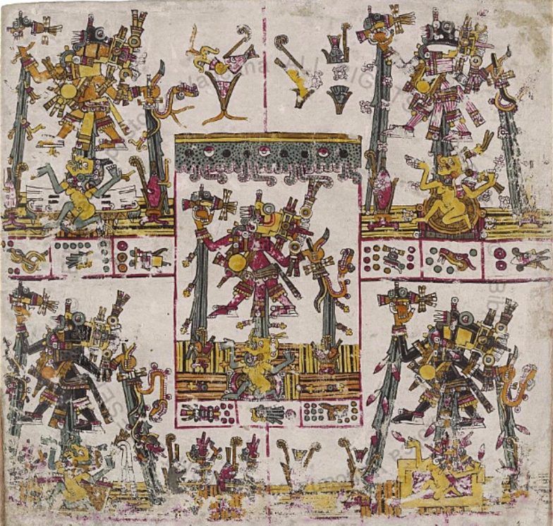 Codex Borgia, c. 1500, f. 28