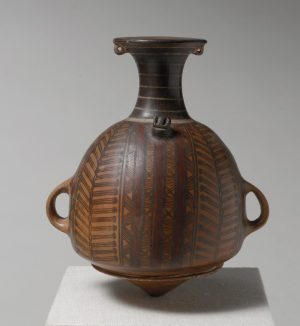 Storage jar or urpu, 15th–early 16th century, Inka, ceramic, 21.9 x 18.8 x 14.6 cm (The Metropolitan Museum of Art)