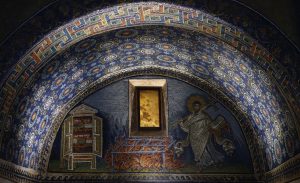 The Mausoleum of Galla Placidia, 425 C.E., Ravenna, Italy