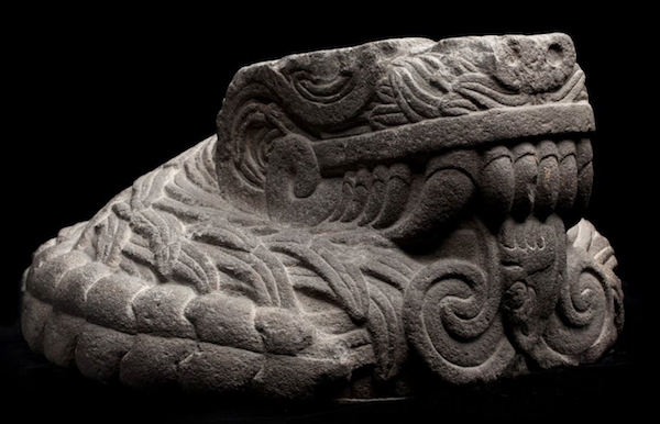 Quetzalcoatl (Feathered Serpent), c. 1321-1521, 210 x 440 cm (National Museum of Anthropology, Mexico)