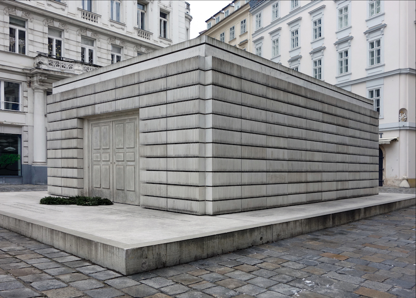 Rachel Whiteread, Holocaust Memorial, Judenplatz, Vienna, steel and concrete, 2000