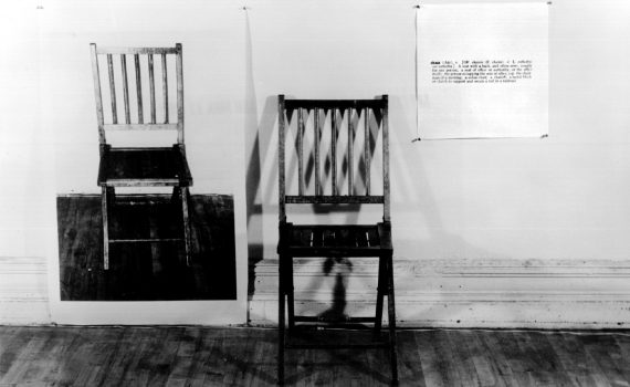 Joseph Kosuth, <em>One and Three Chairs</em>