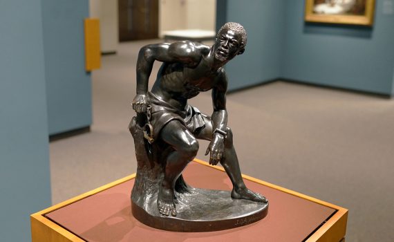 John Quincy Adams Ward, The Freedman, 1863, bronze (Amon Carter Museum of American Art, Fort Worth, Texas)