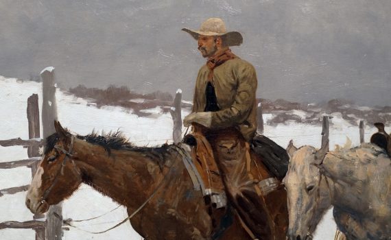 The closing of the frontier and <em>The Fall of the Cowboy</em>