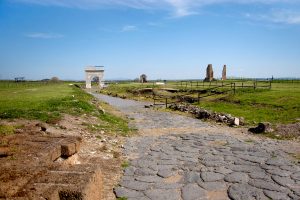 The archeological site of the ancient Etruscan city of Vulci, Italy