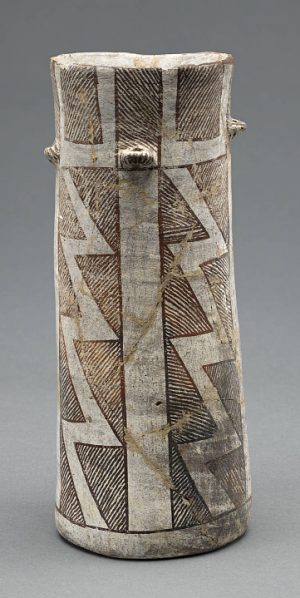 Cylindrical Jar from the Pueblo Bonito, Chaco Canyon, New Mexico, 3 5/8 inches in diameter (National Anthropological Archives, Smithsonian Institution)