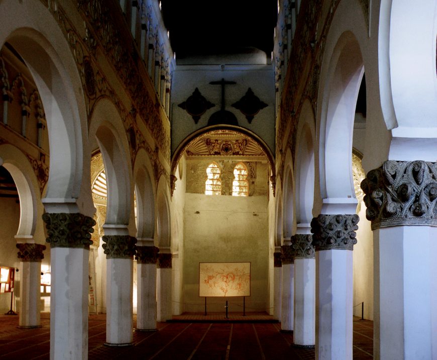 Ibn Shoshan Synagogue (now Santa María la Blanca), first built 1180, Toledo, Spain 
