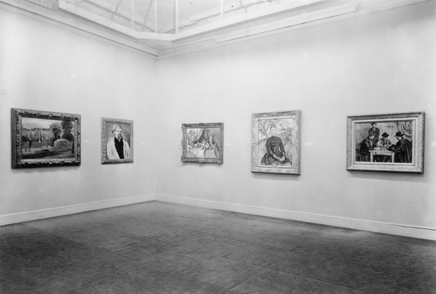 Installation view of Modern Works of Art: 5th Anniversary Exhibition, MoMA, November 19, 1934–January 20, 1935 (The Museum of Modern Art)