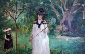 Berthe Morisot, Hunting Butterflies, 1874, oil on canvas, 46 x 56 cm (Musée d'Orsay, Paris