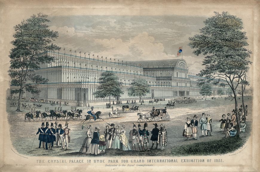 The Crystal Palace in Hyde Park for Grand International Exhibition of 1851, (Read & Co. Engravers & Printers)