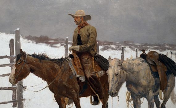 Frederic Remington, <em>The Fall of the Cowboy</em>