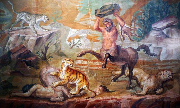Pair of Centaurs Fighting Cats of Prey from Hadrian’s Villa