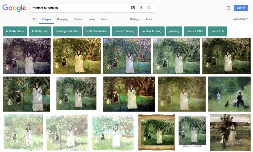 Searching with Google Images