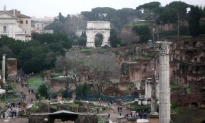 View of the Roman Forum from the Capitoline Hill