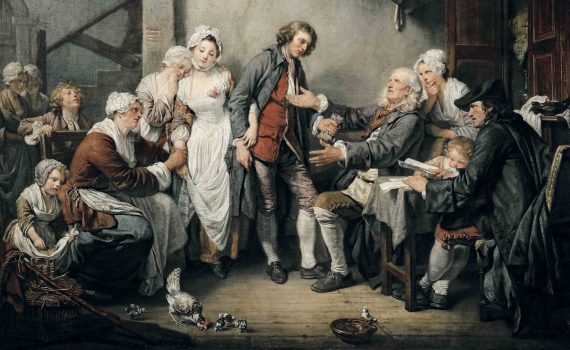 Jean-Baptiste Greuze, <em>The Village Bride</em>