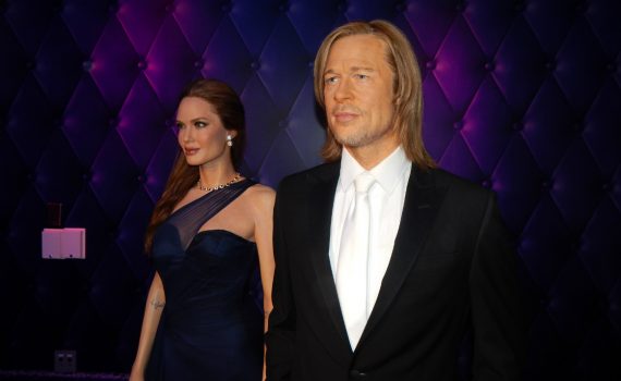 A look at modern veneration. Madame Tussauds, Brad Pitt and Angela Jolie.