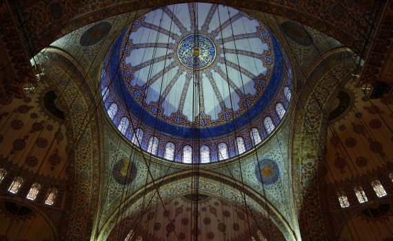 Sedefkâr Mehmed Ağa, Dome, Blue Mosque (Sultan Ahmed Mosque), completed 1617, Istanbul (photo: Steven Zucker, CC BY-NC-SA 2.0)