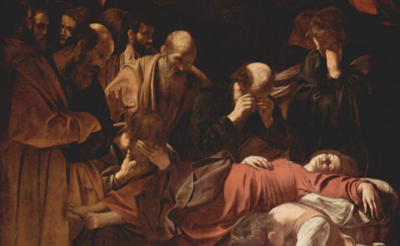 Michelangelo Merisi da Caravaggio, Death of the Virgin-thumb