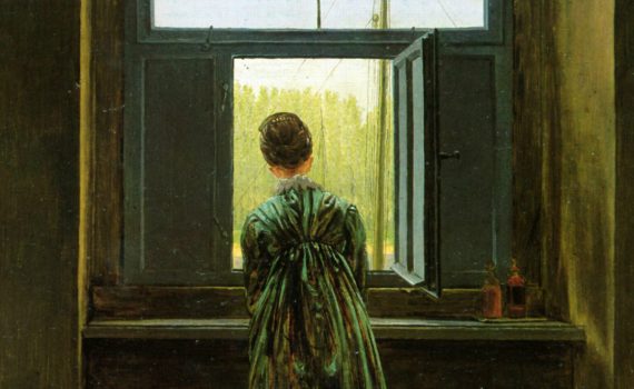 Caspar David Friedrich, <em>Woman at a Window</em>