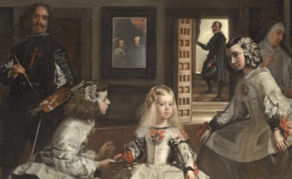 Las Meninas print by Diego Rodriguez de Silva y Velázquez