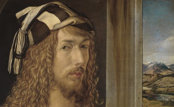 Albrecht Dürer, Self-portrait detail