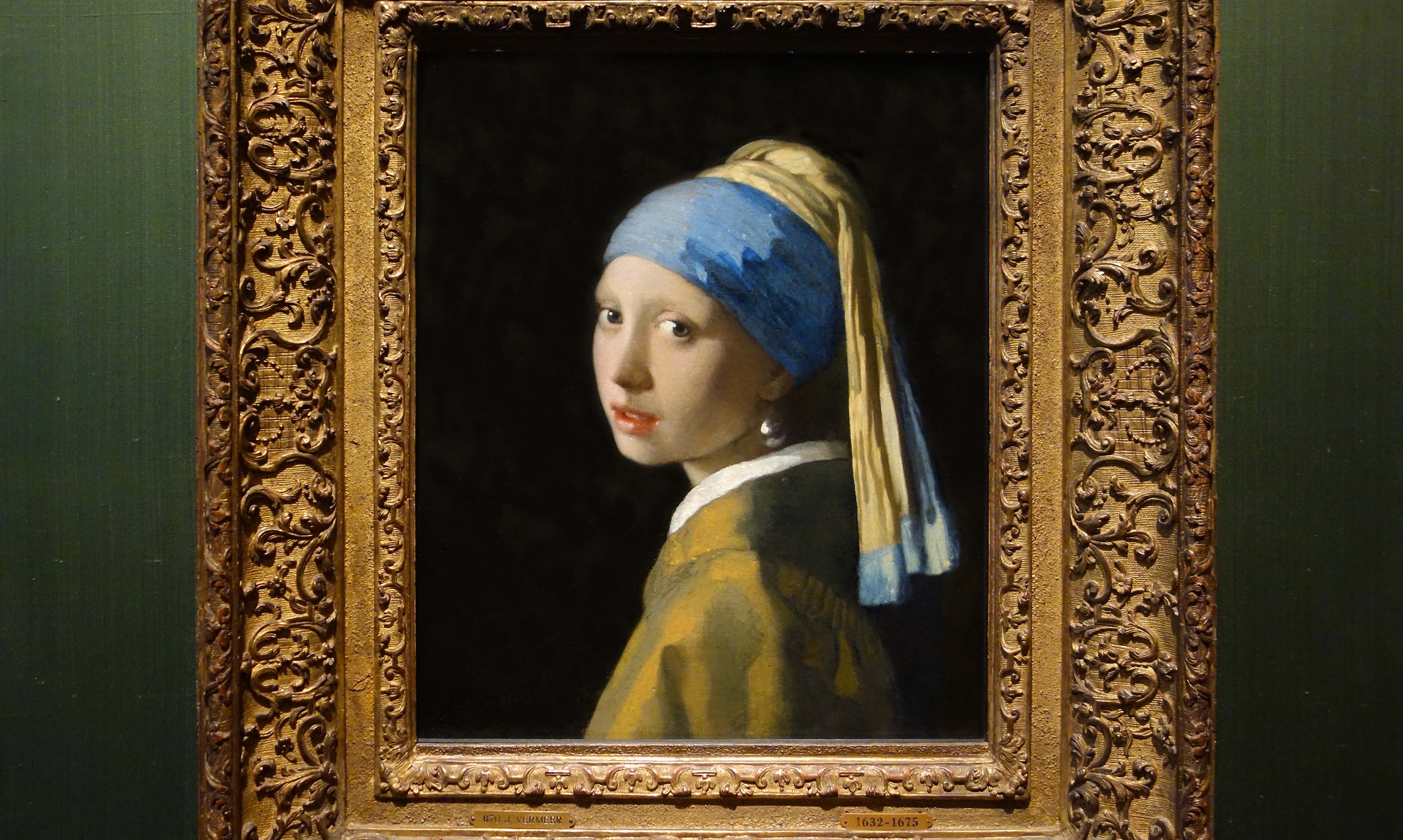 Johannes Vermeer, Girl with a Pearl Earring, c. 1665, oil on canvas, 44.5 x 39 cm (Mauritshuis, The Hague)