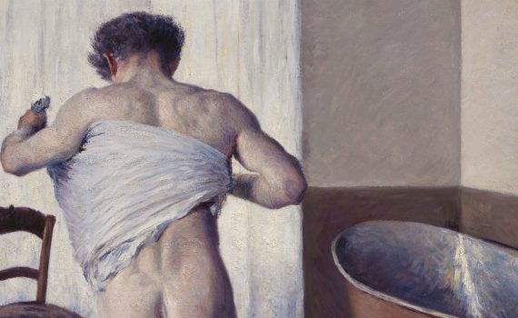 Gustave Caillebotte, Man at his Bath - detail