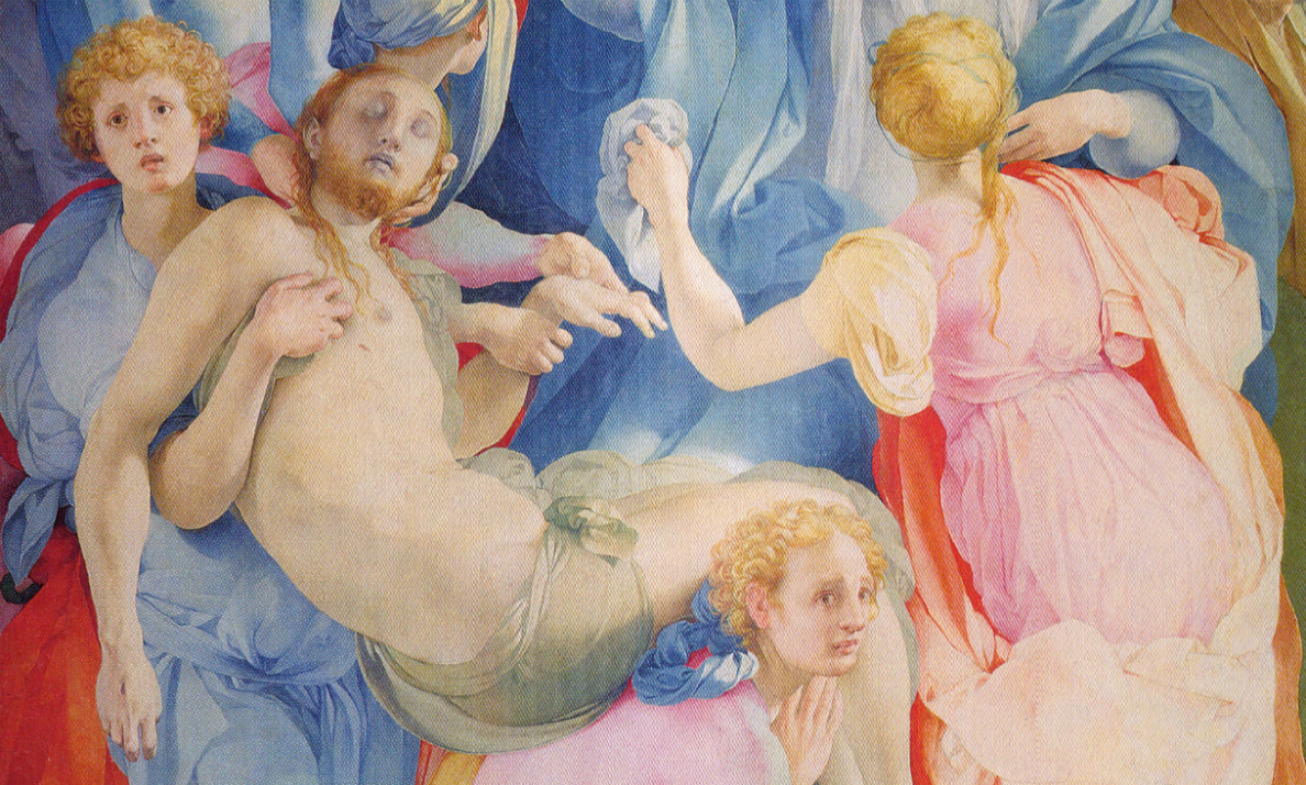 Jacopo da Pontormo, Entombment (or Deposition from the Cross)- detail
