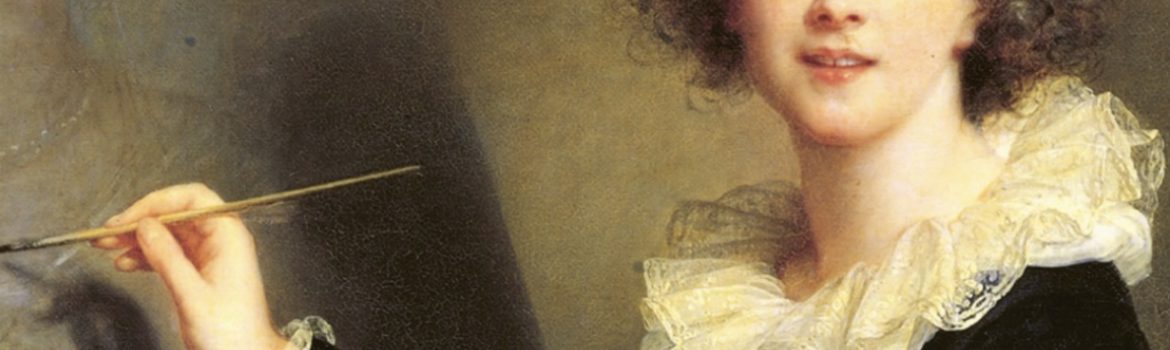 Élisabeth Louise Vigée-LeBrun, Self-Portrait, 1790, detail