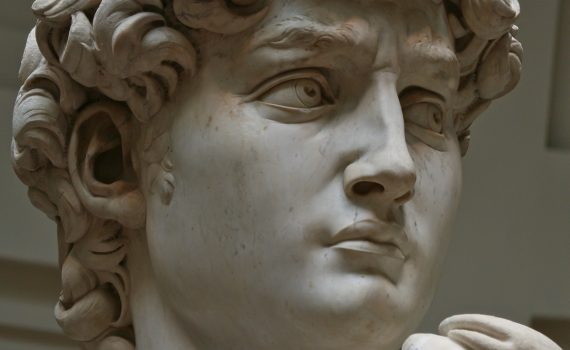 Michelangelo, David, marble, 1501-04 (Galleria dell'Accademia, Florence)- detail